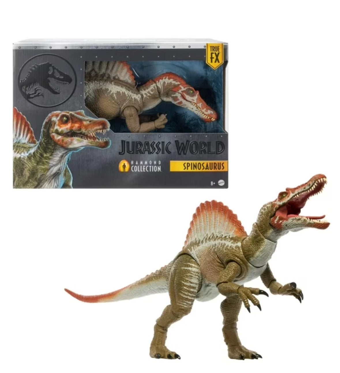 Jurassic World Park 3 Hammond Collection Spinosaurus True FX Mattel In Hand NEW