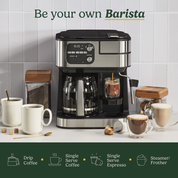 Cuisinart CoffeeCenter Barista Bar 4-in-1 Coffee Maker SS-4N1NAS NEW