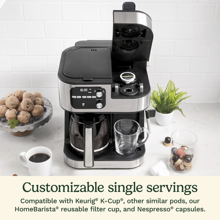 Cuisinart CoffeeCenter Barista Bar 4-in-1 Coffee Maker SS-4N1NAS NEW